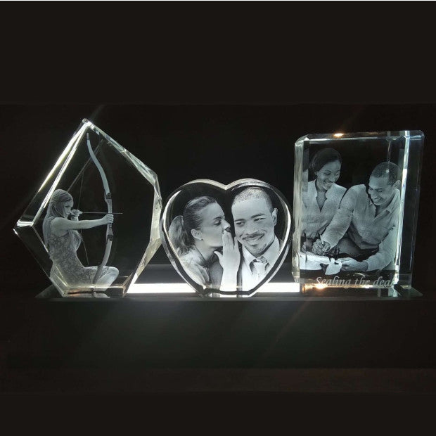 3D Crystal Timeline x3