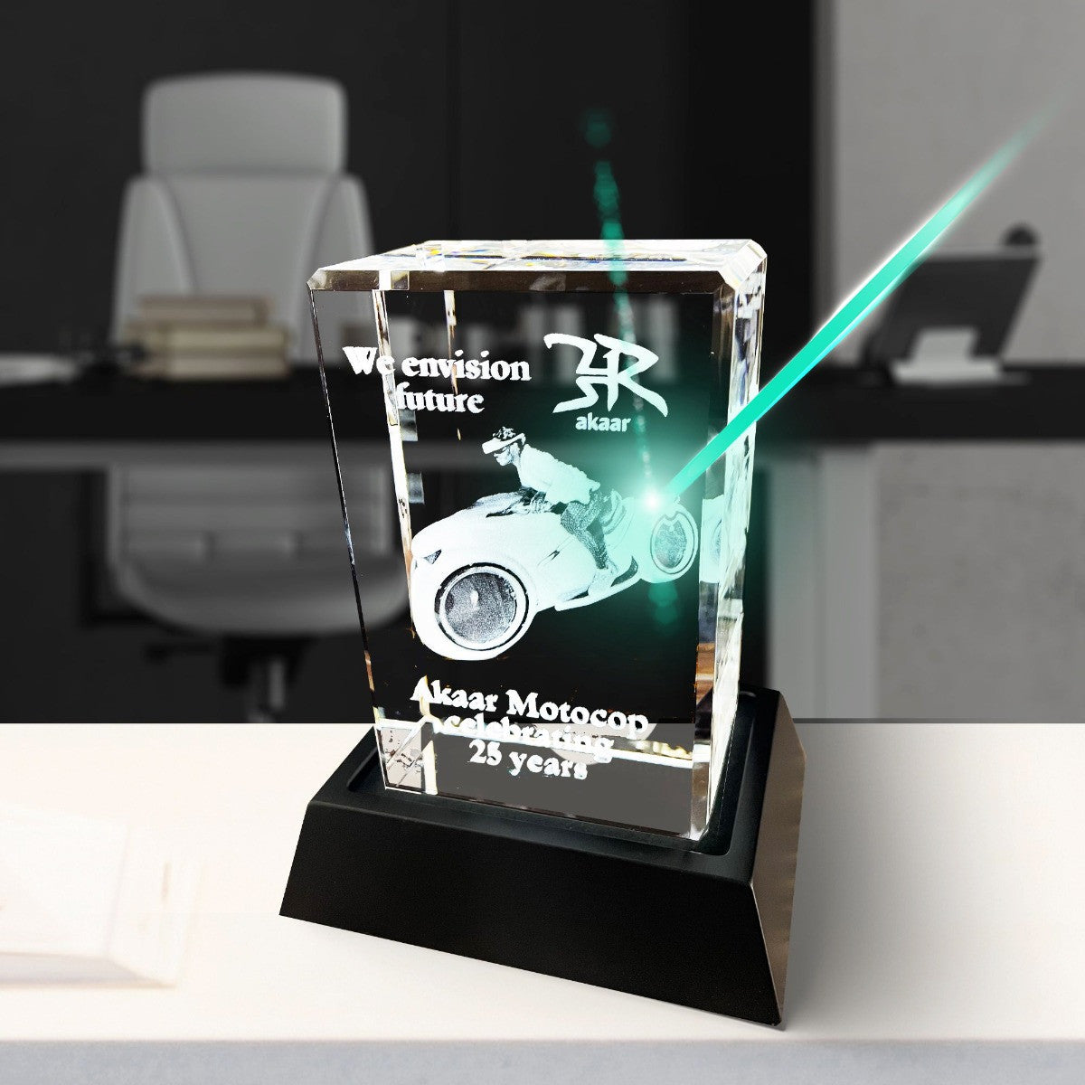 3D Crystal Rectangle Tall