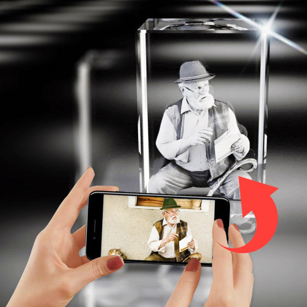 3D Crystal Rectangle Tall