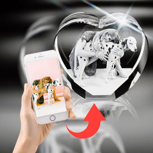 3D Crystal Heart