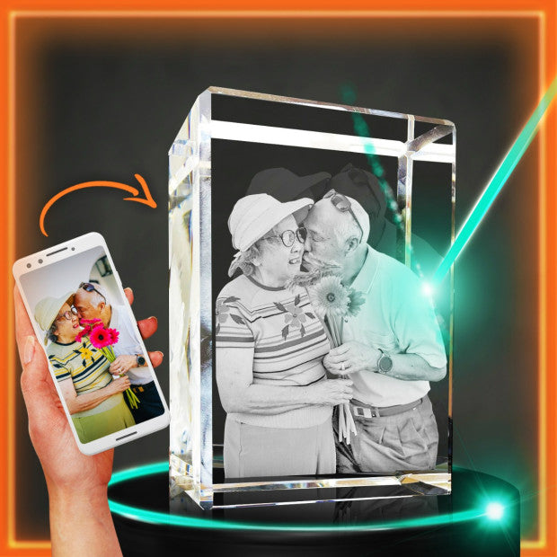 3D Crystal Rectangle Tall
