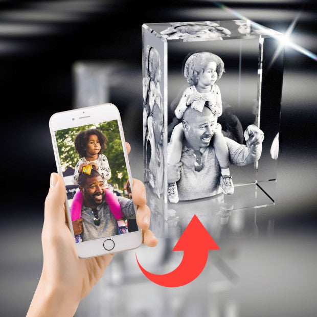 3D Crystal Rectangle Tall