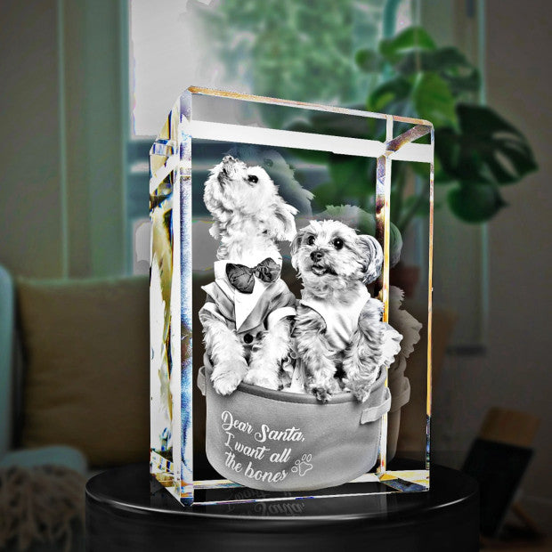 3D Crystal Rectangle Tall
