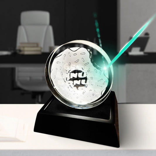 3D Crystal Puck Award