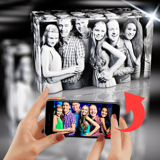 3D Crystal Rectangle Wide