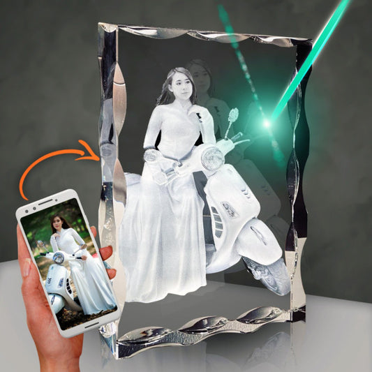 3D Notched Crystal Tall